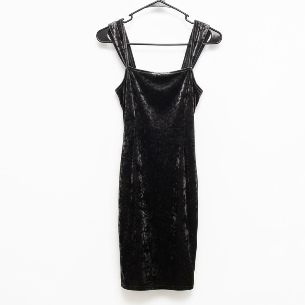 NWT Don’t ask why crushed deep blue grey velvet S